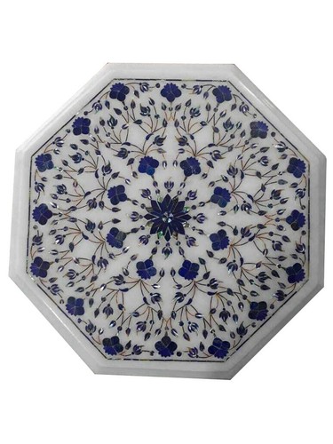 Marble side end table - side,